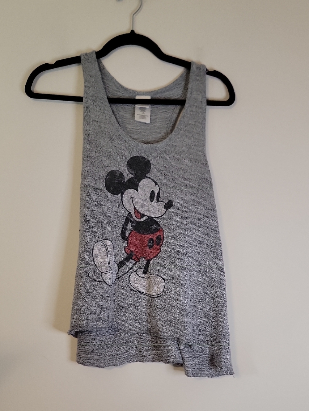 Disney Gray Knit Garment Label